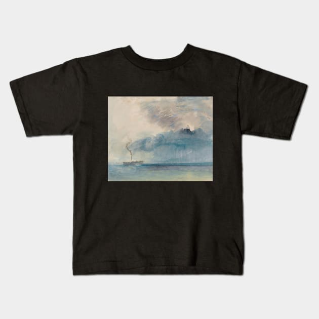 A Paddle-steamer in a Storm, 1841 Kids T-Shirt by Art_Attack